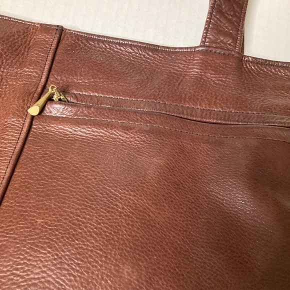 Vintage Lew 'N' Me 2 Leather Purses Black Brown Made In USA - Picture 3 of 16